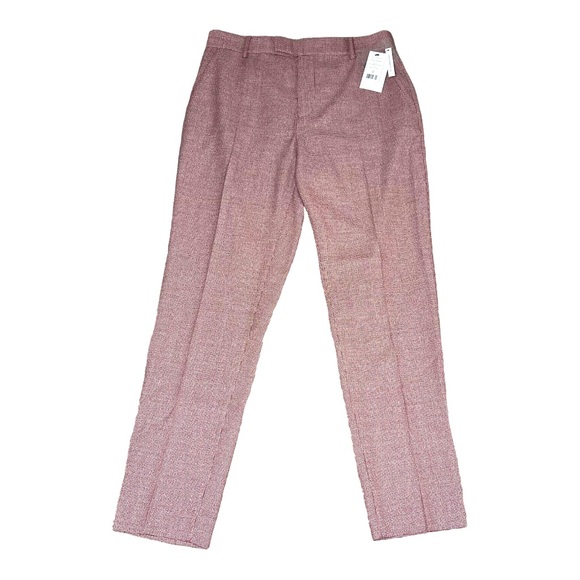 New Equipment Femme Berke Trouser in Brick and Natural White Size 4 - Picture 3 of 5